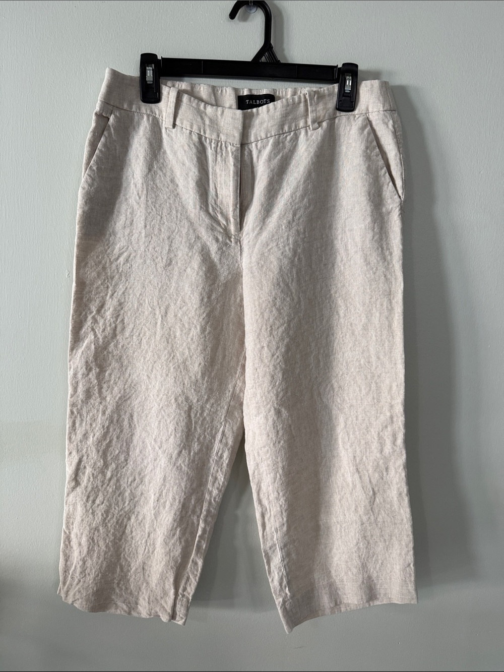 Talbots Womens Light 100% Linen Chinos